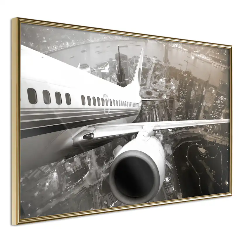 Poster Artgeist Affisch Airplane Take Off