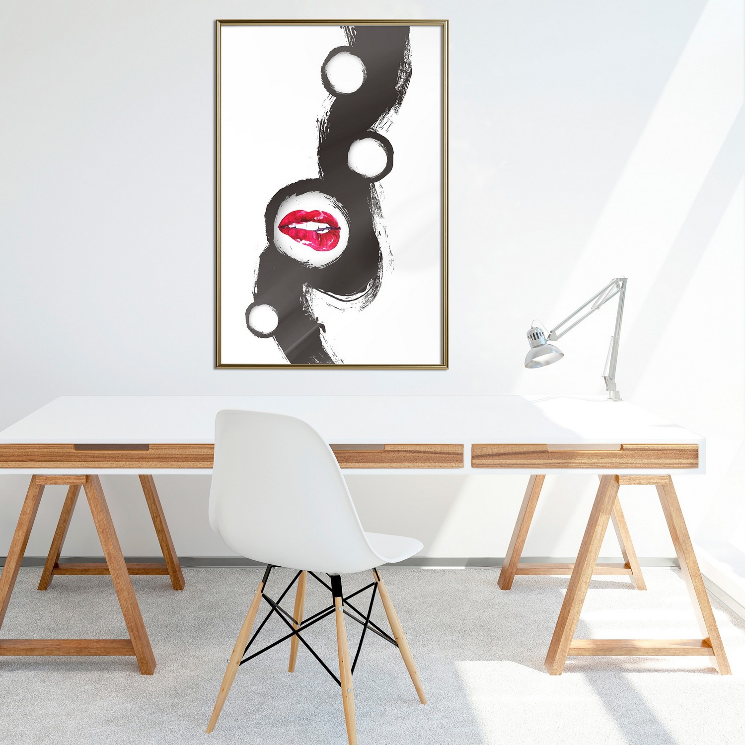 Poster Artgeist Affisch Bitten Lips