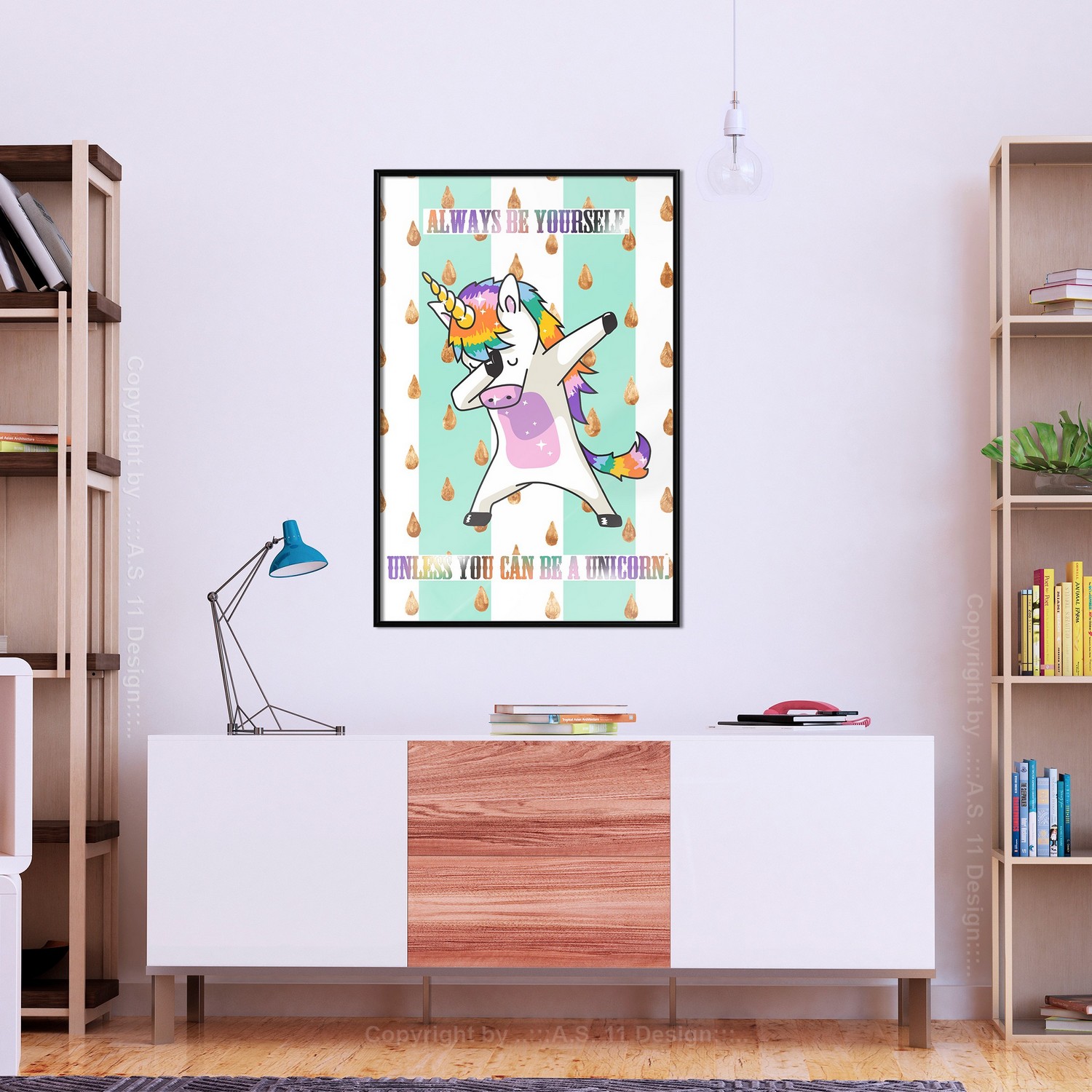 Poster Artgeist Affisch Always Be Yourself
