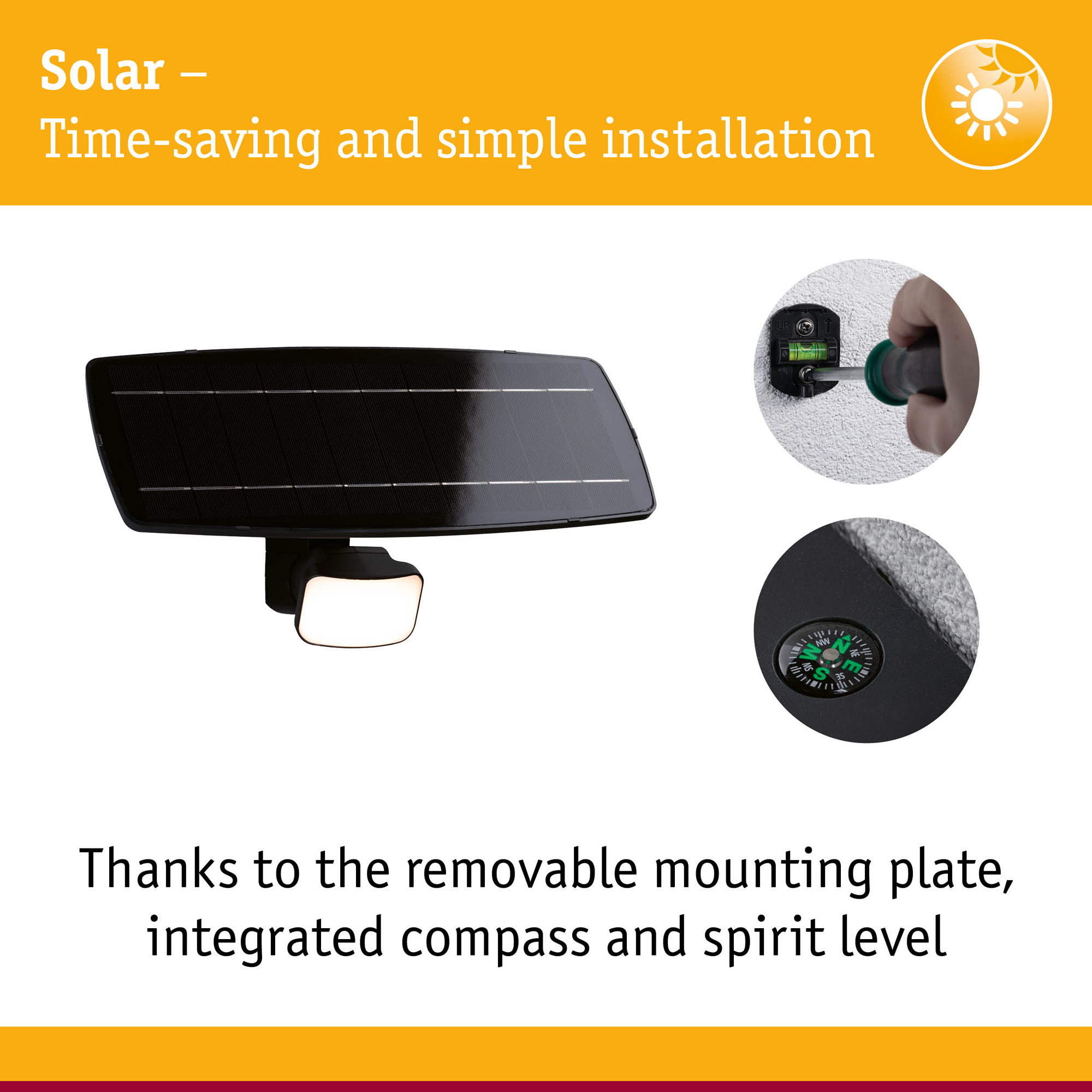 Fasadbelysning Solcell Paulmann Flotas Smart Home Zigbee 3.0 IP65