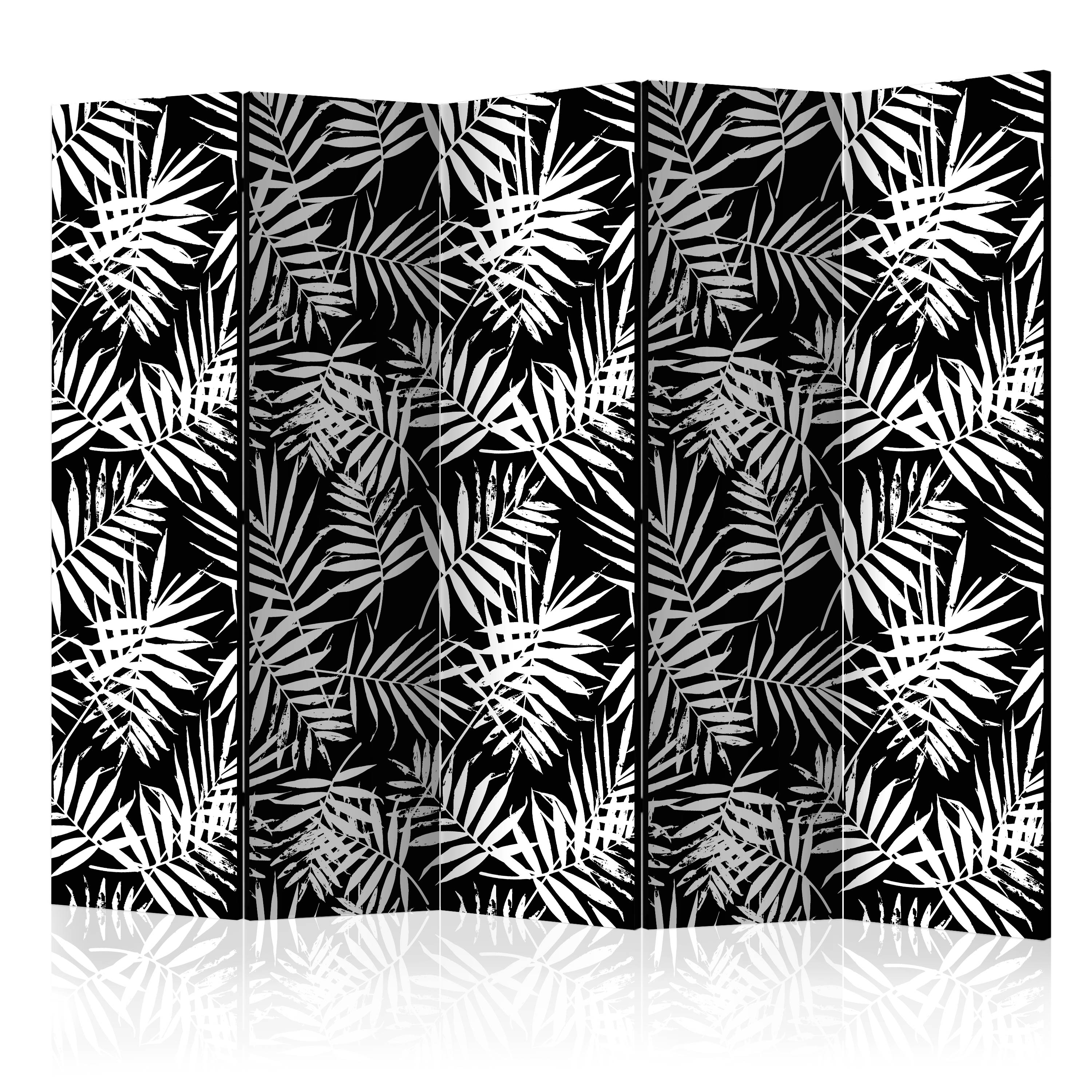 Rumsavdelare Skärmvägg Arkiio Black and White Jungle II 225x172 cm