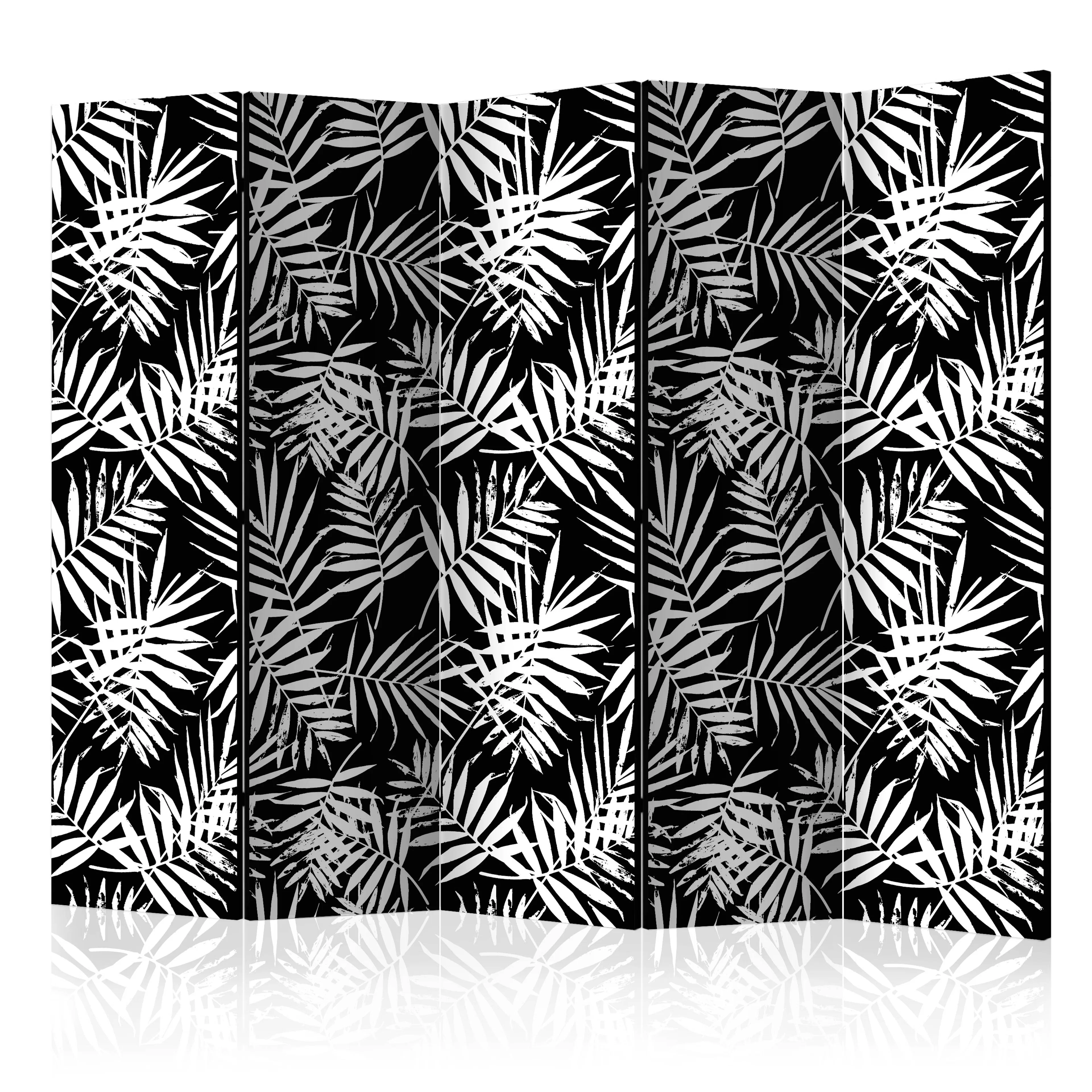 Rumsavdelare Skärmvägg Arkiio Black and White Jungle II 225x172 cm