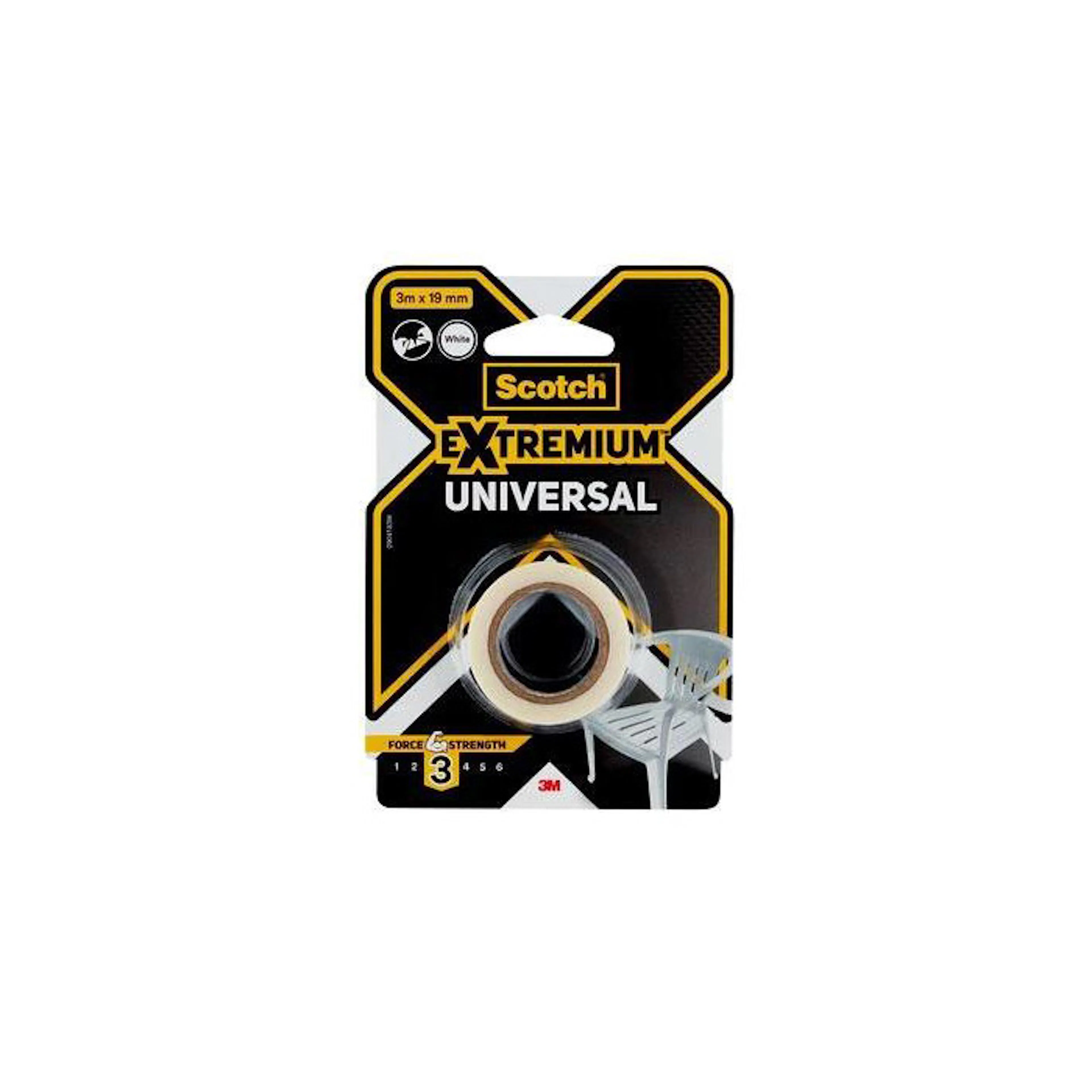 Vävtejp 3M Scotch Extremium Universell Vit