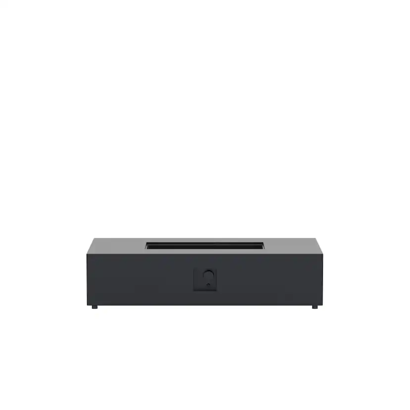 Kea Fire Pit Rectangular 137x69x31 cm - Black Black
