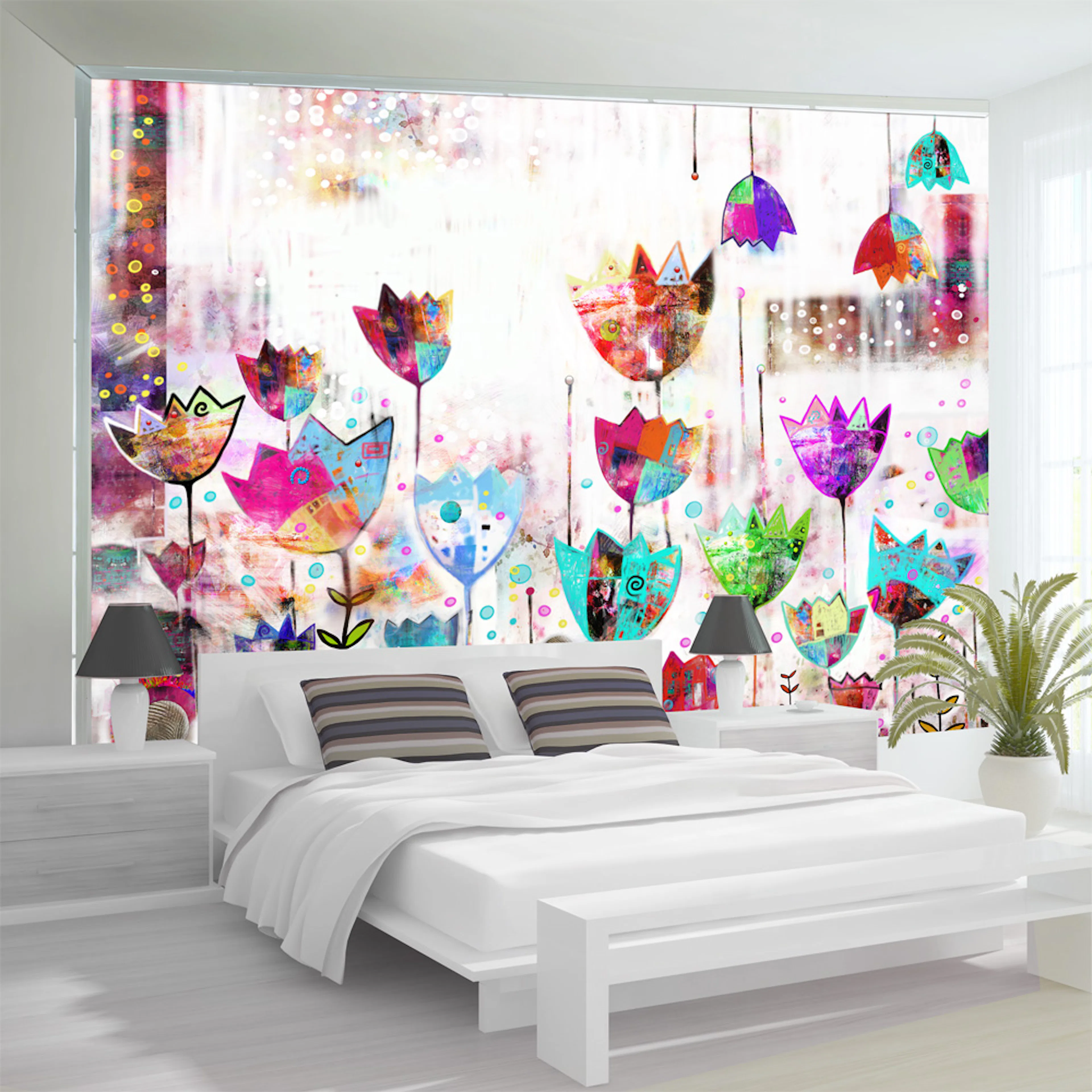 Fototapet Arkiio Colorful Tulips