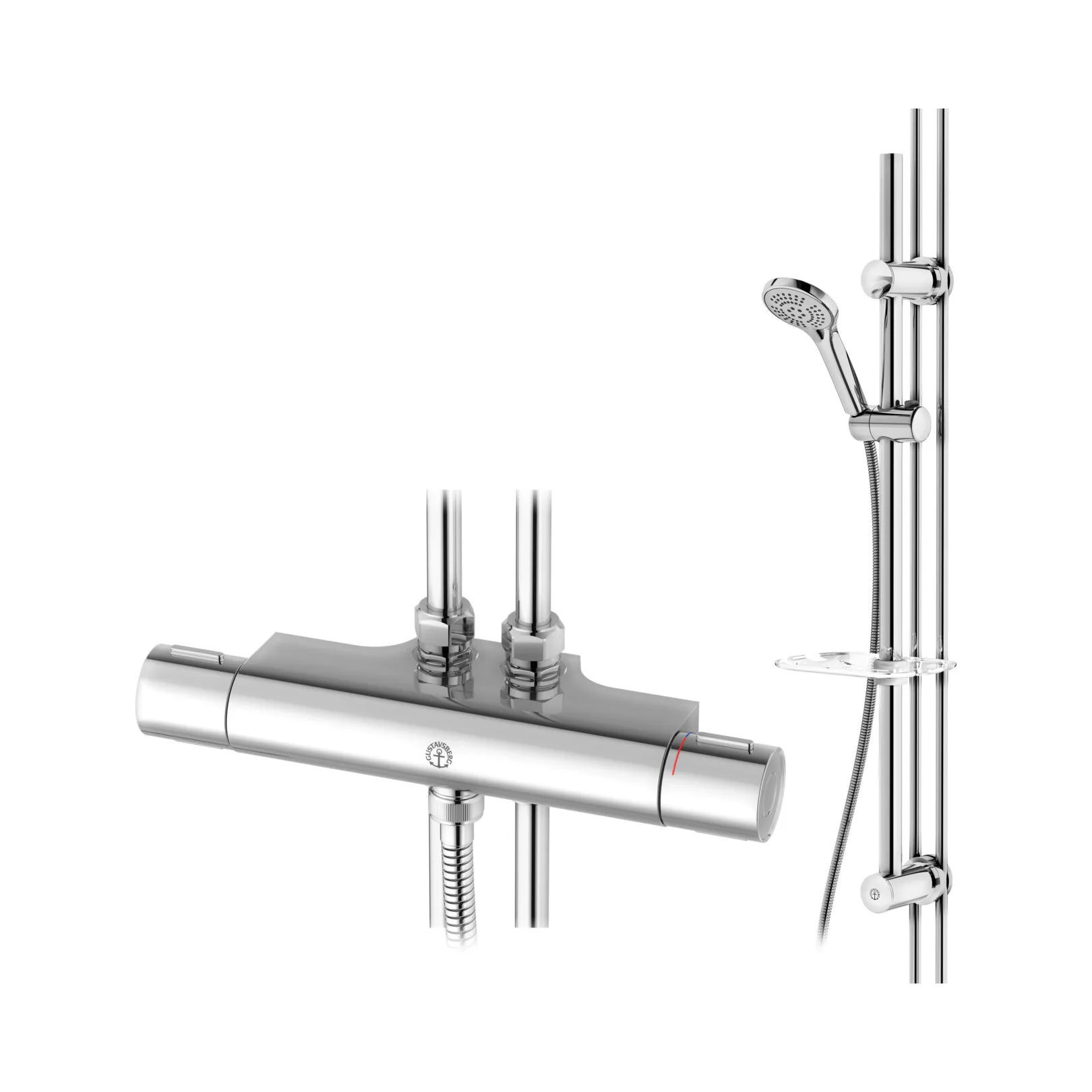 Duschset Gustavsberg Nya Nautic med Duschblandare 40 cc
