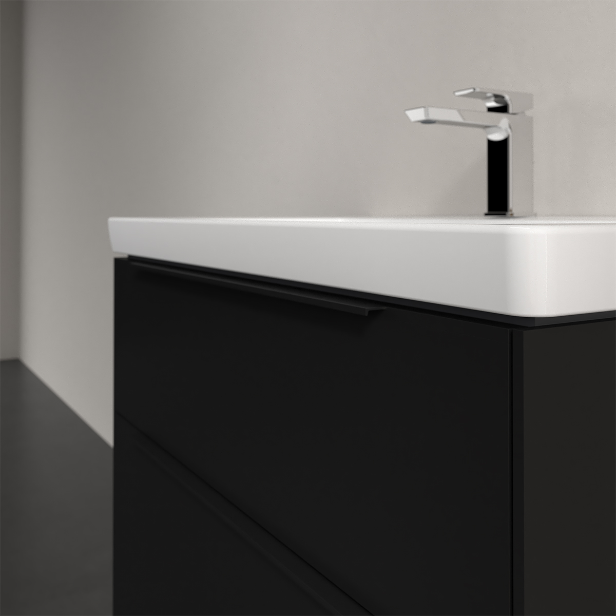 Tvättställsskåp Villeroy & Boch Subway 3.0 med 2 Lådor