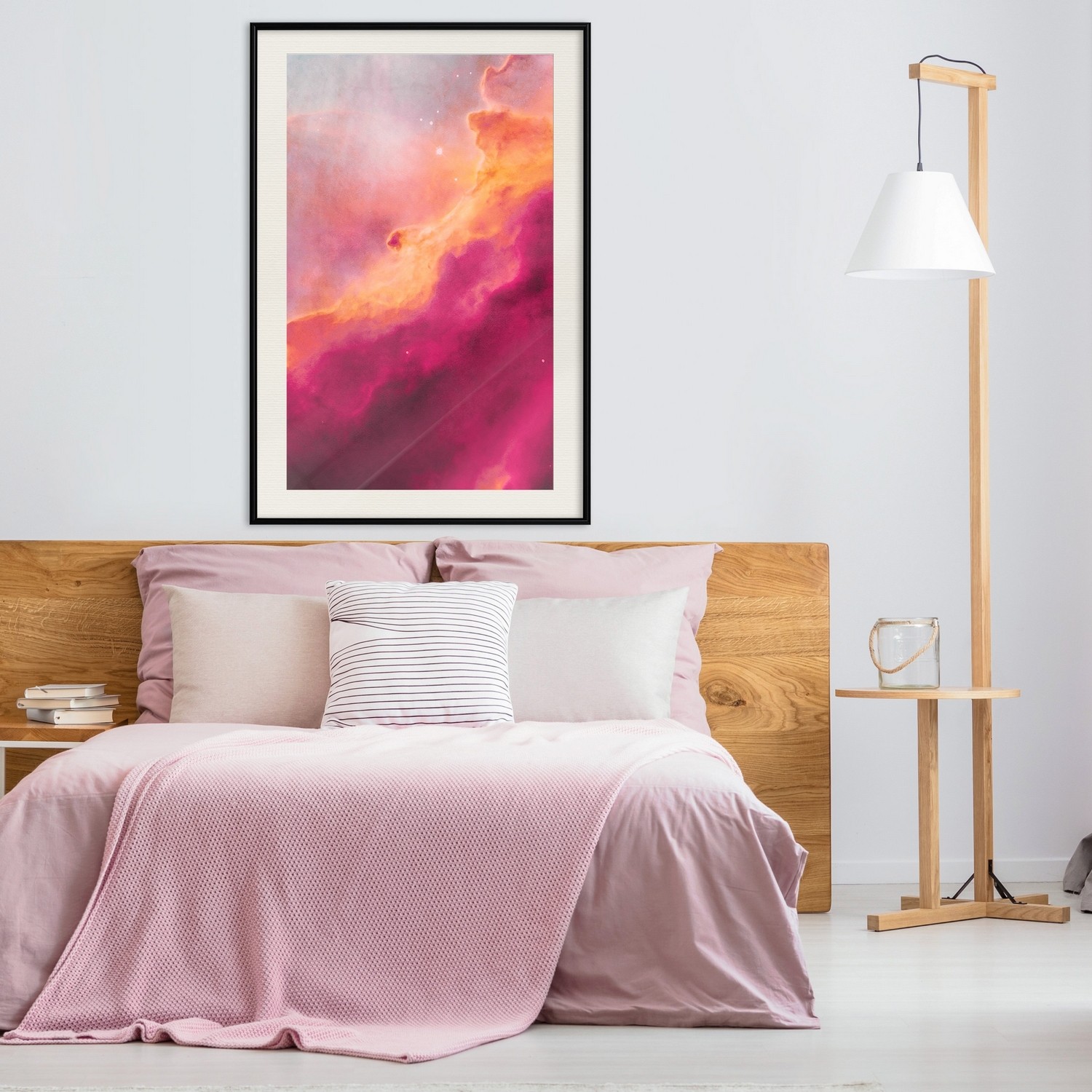 Poster Artgeist Affisch Pink Nebula
