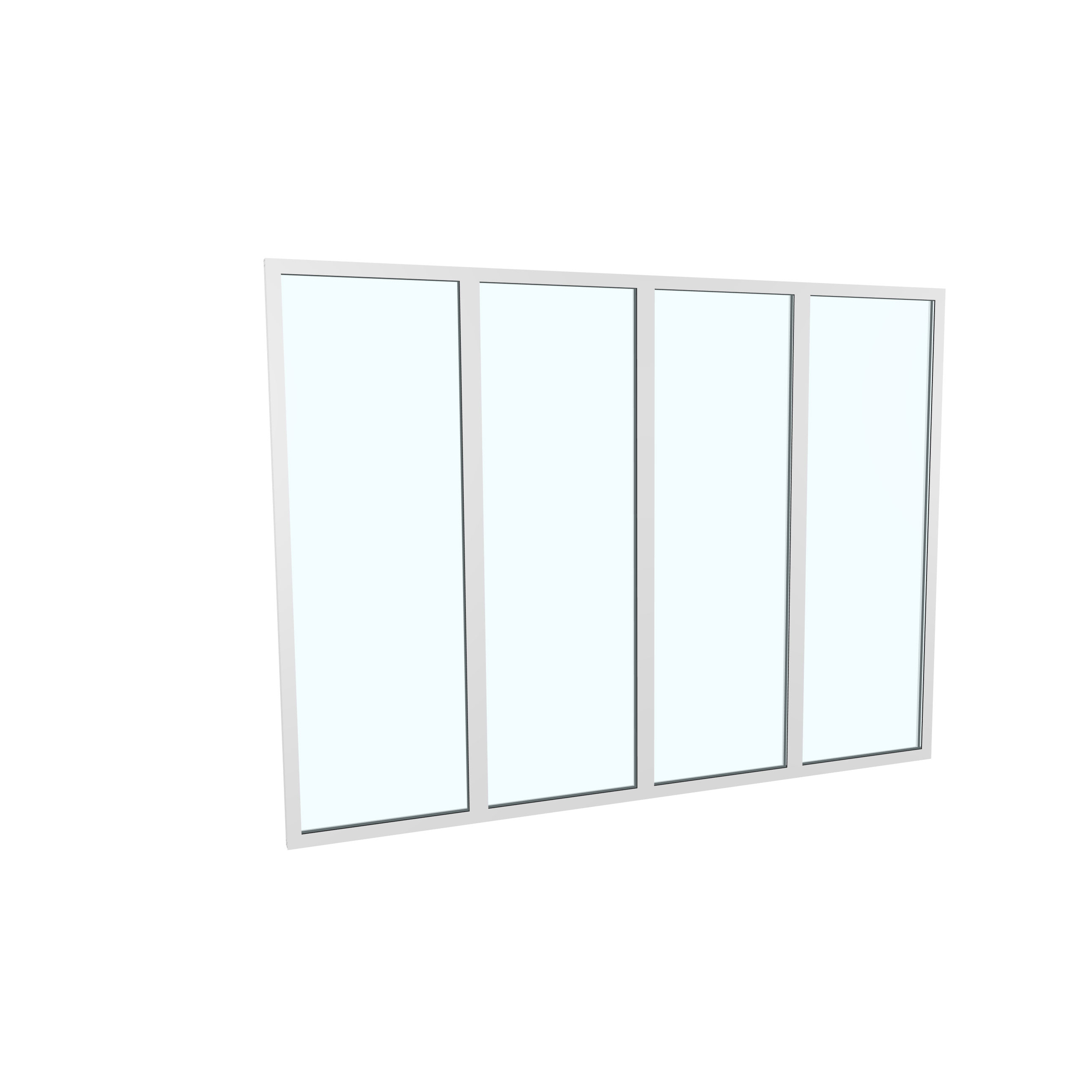 Fast Väggparti Landskap Robust Året runt 4-del