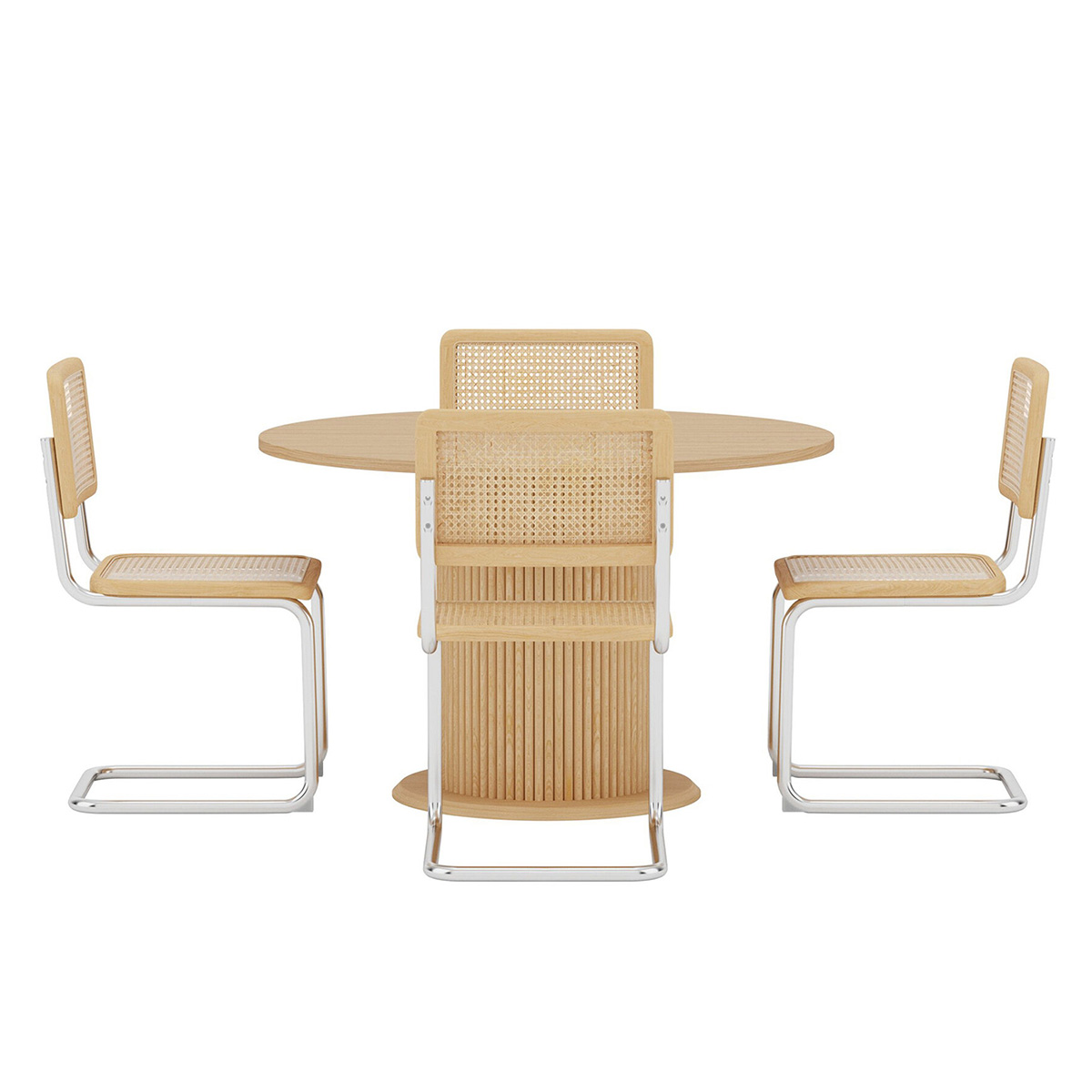Matgrupp Venture Home Reko  Ø120 cm med 4st Robert Stolar