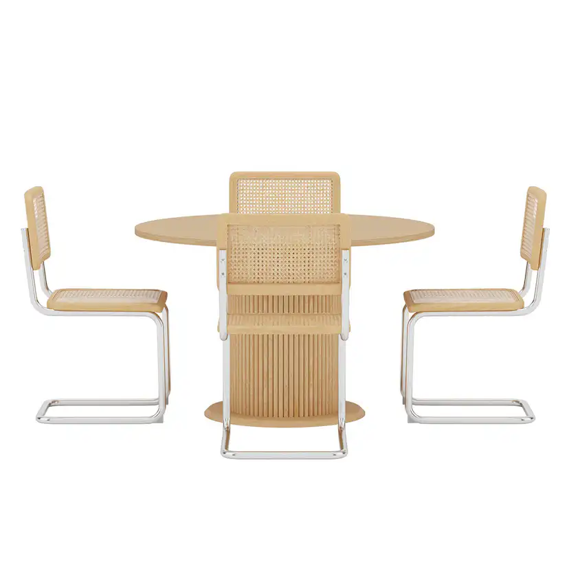 Matgrupp Venture Home Reko Ø120 cm med 4st Robert Stolar