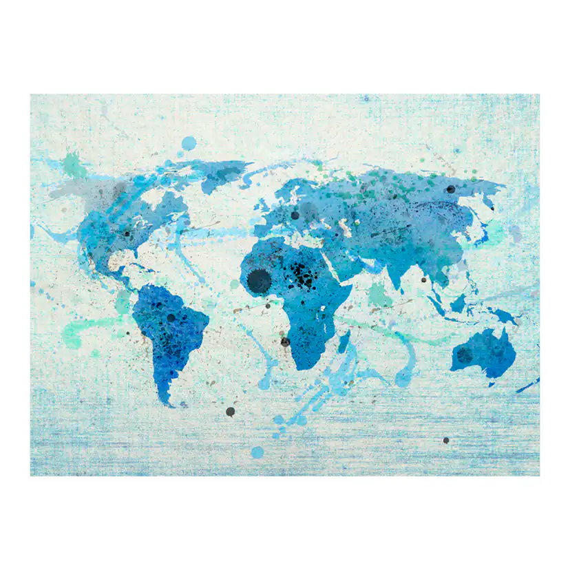 Cruising and sailing - The World map 200x154 Storlek: 200x154 cm