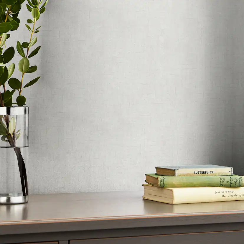 Tapet Laura Ashley Enfärgad Pale Silver 121096