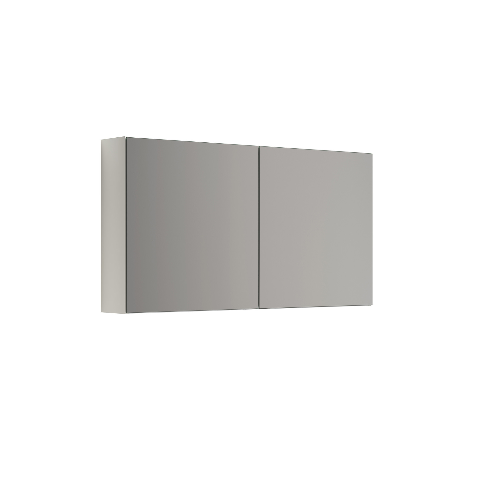 Spegelskåp Select u/lampor 2 lu 64*120 cm Vit Matt, med 2 luckor