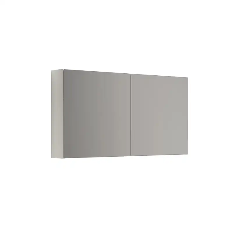 Spegelskåp Select u/lampor 2 lu 64*120 cm Vit Matt, med 2 luckor