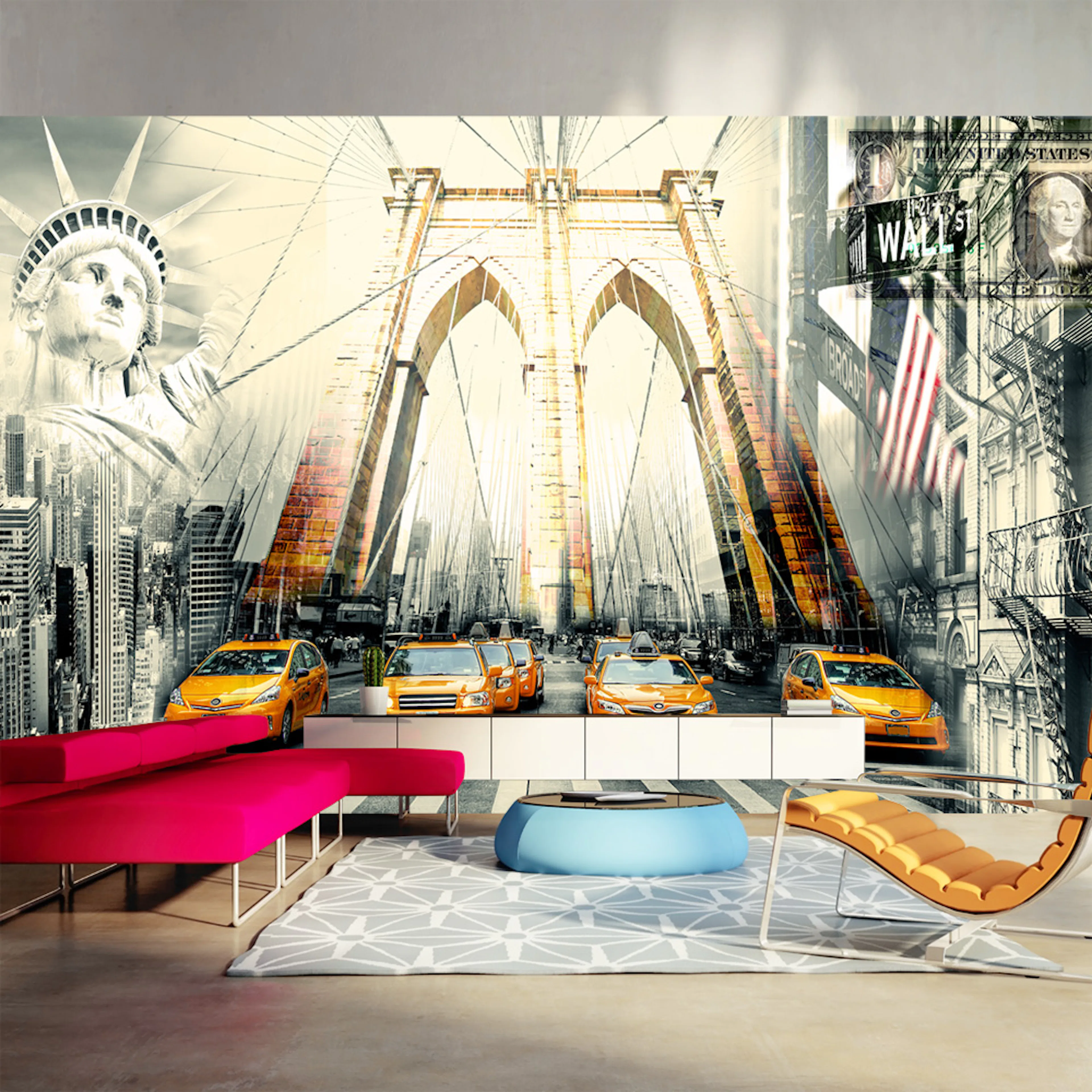 Fototapet Arkiio Självhäftande Urban Living 490x280