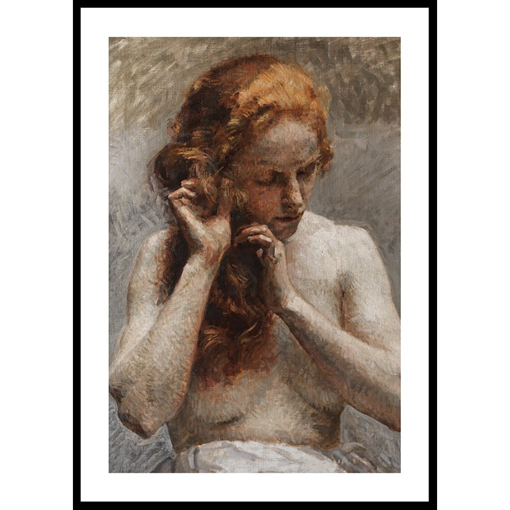 Poster Gallerix Weiblicher Halbakt By Vlaho Bukovac