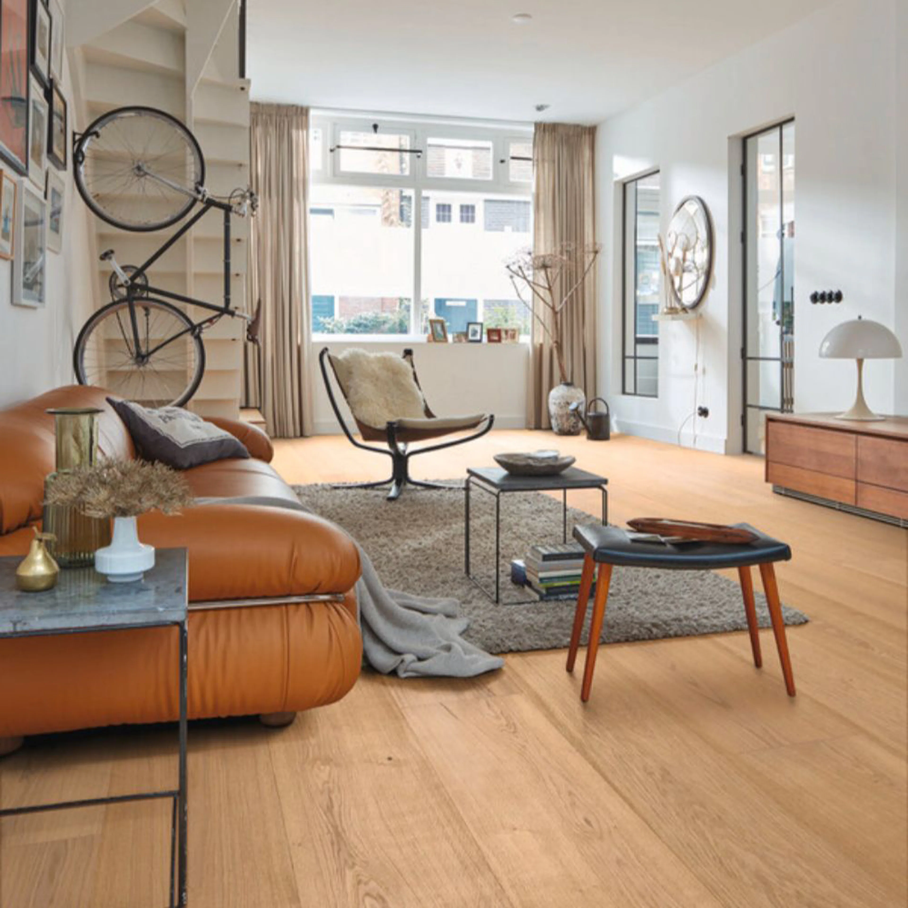 Trägolv HD 400 Natural light oak 08918, Bredd: 270 mm