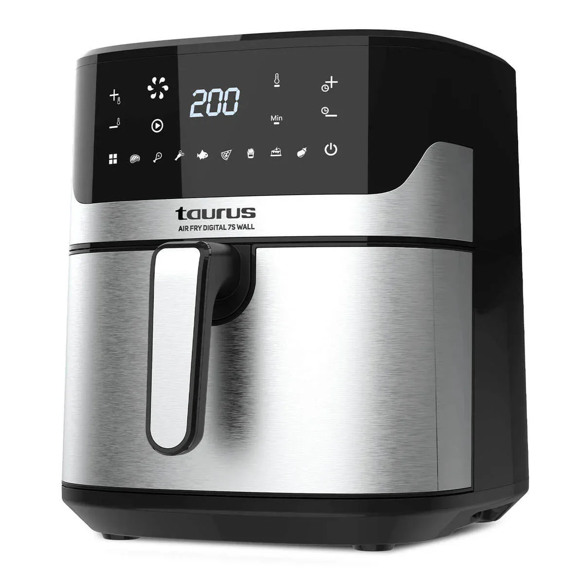 Varmluftsfritös TAURUS Digital 7S Vägg 6.5L Rostfritt Stål