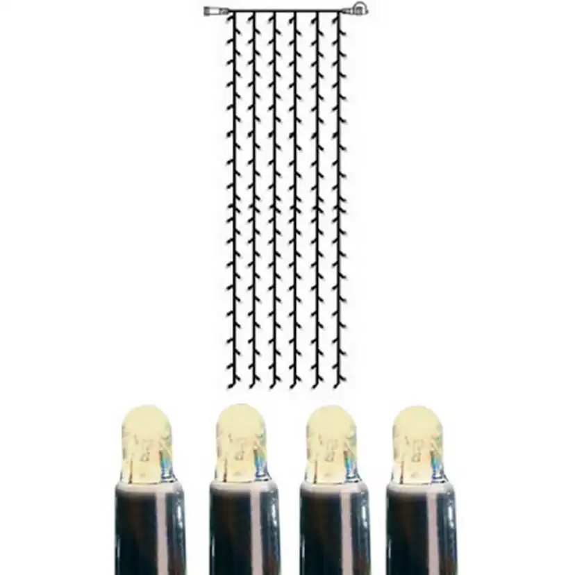Ljusgardin Extra System LED 204L Varmvit