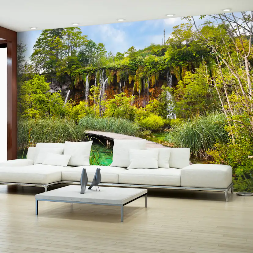 Fototapet Arkiio Självhäftande Green Oasis