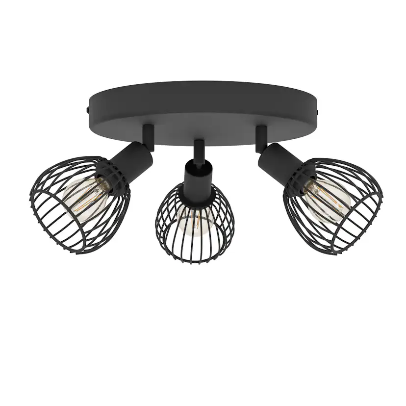 Spotlight Eglo Sonnino rund med 3 lampor