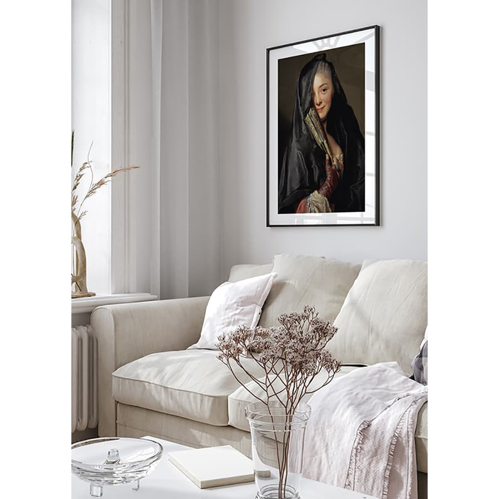 Poster Gallerix The Lady With The Veil By Alexander Roslin