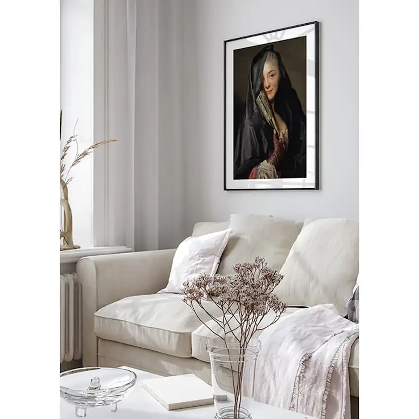 Poster Gallerix The Lady With The Veil By Alexander Roslin