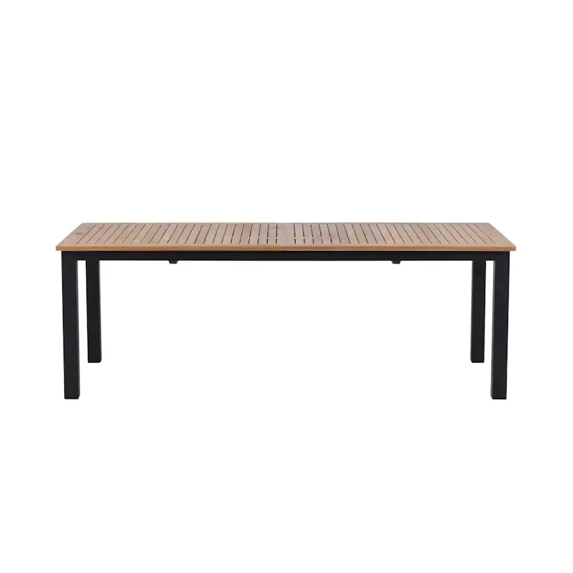 Panama - Table - 224/324*100 - svart Alu/Teak Svart/Teak