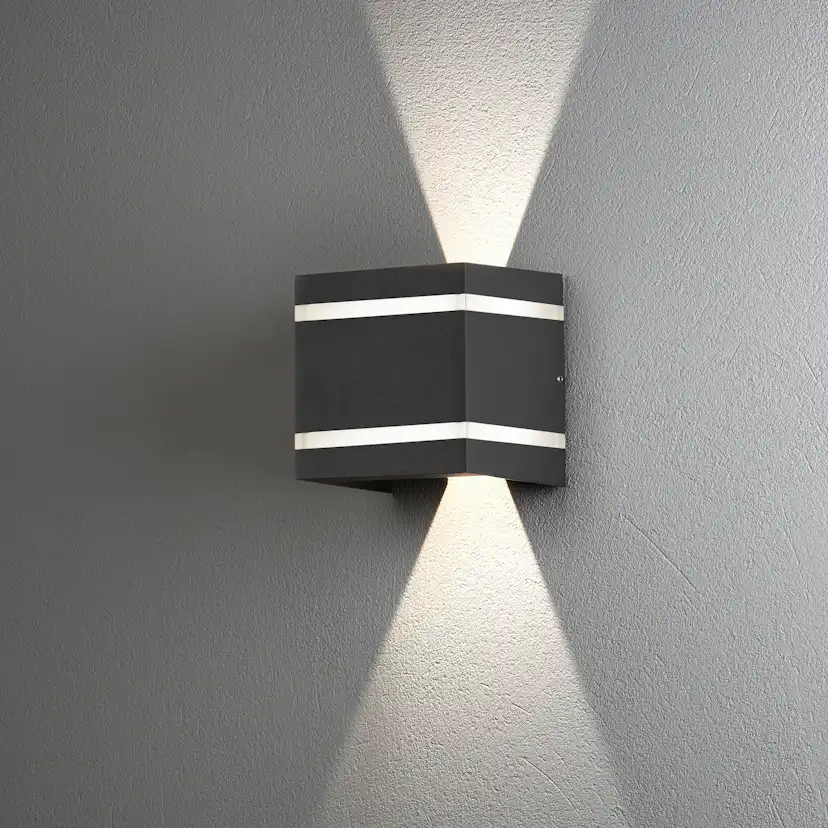 Vägglykta Gnosjö Konstsmide Cremona Upp/Ned 2x3W High Power LED