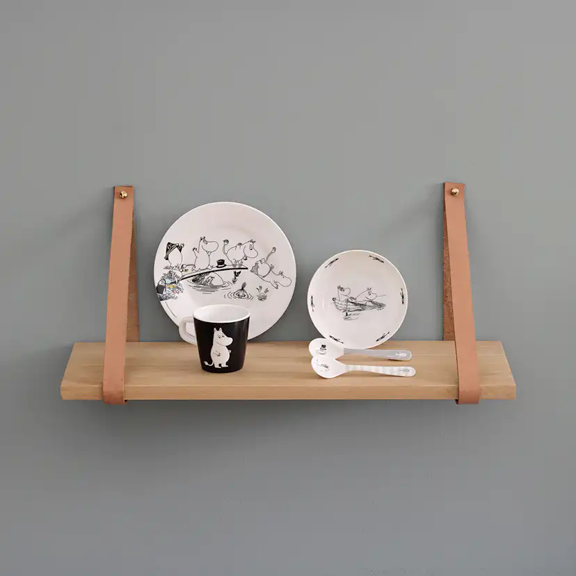 Barnmugg Rätt Start Mumin Med Handtag Vatten & Bad Svart