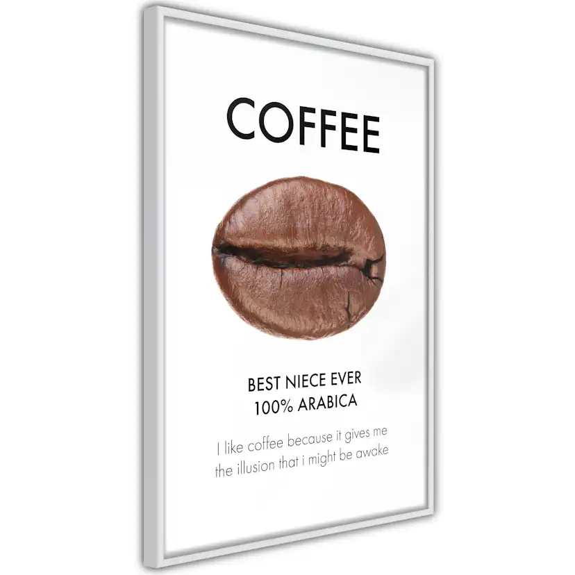Poster Artgeist Affisch Coffee - Best Niece Ever