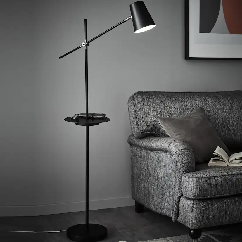 Golvlampa Markslöjd Linear 1L USB