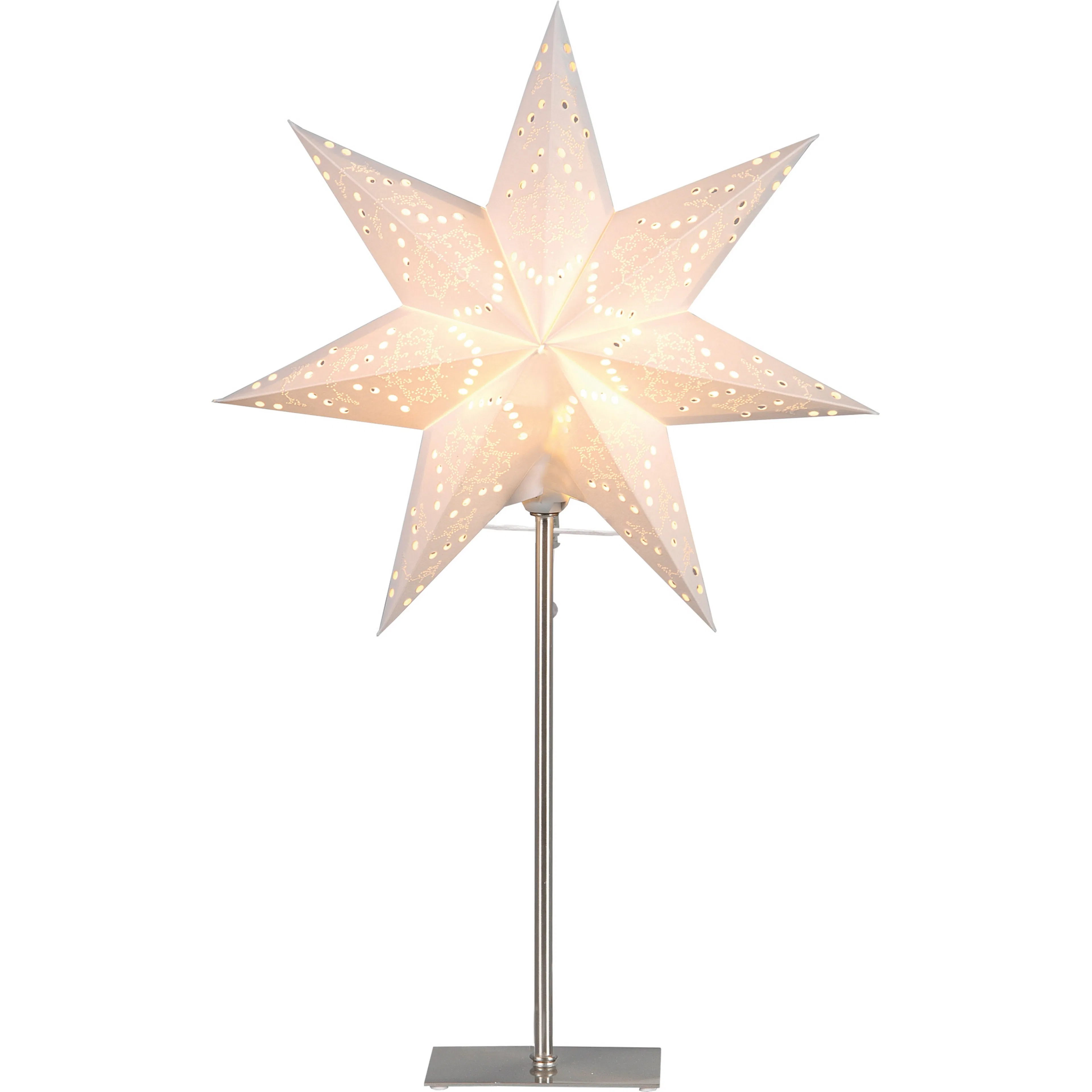 StjarnaPaFotSensy Vit, Höjd: 55 cm