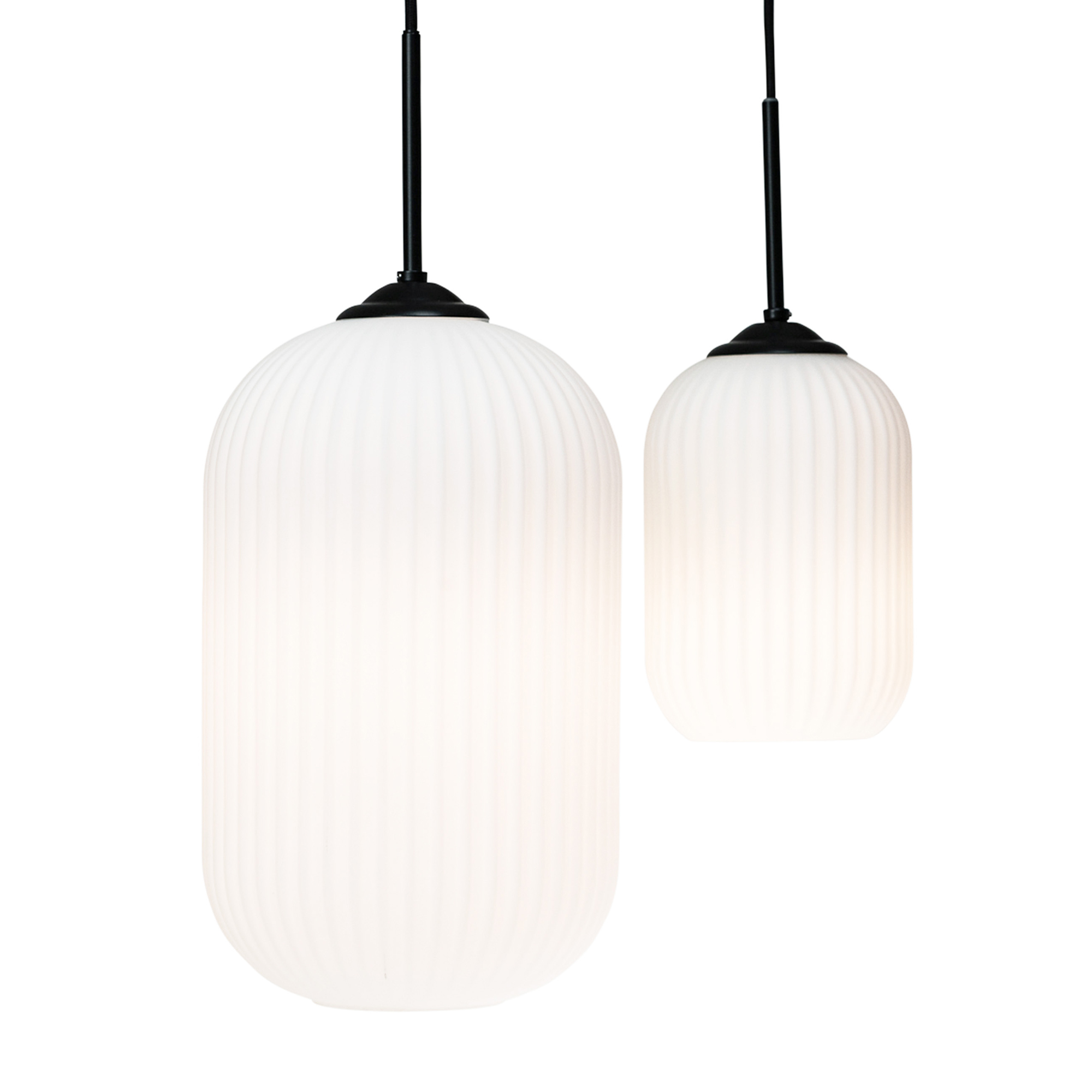 Taklampa Dyberg Larsen Pendel Riflet 2L Set