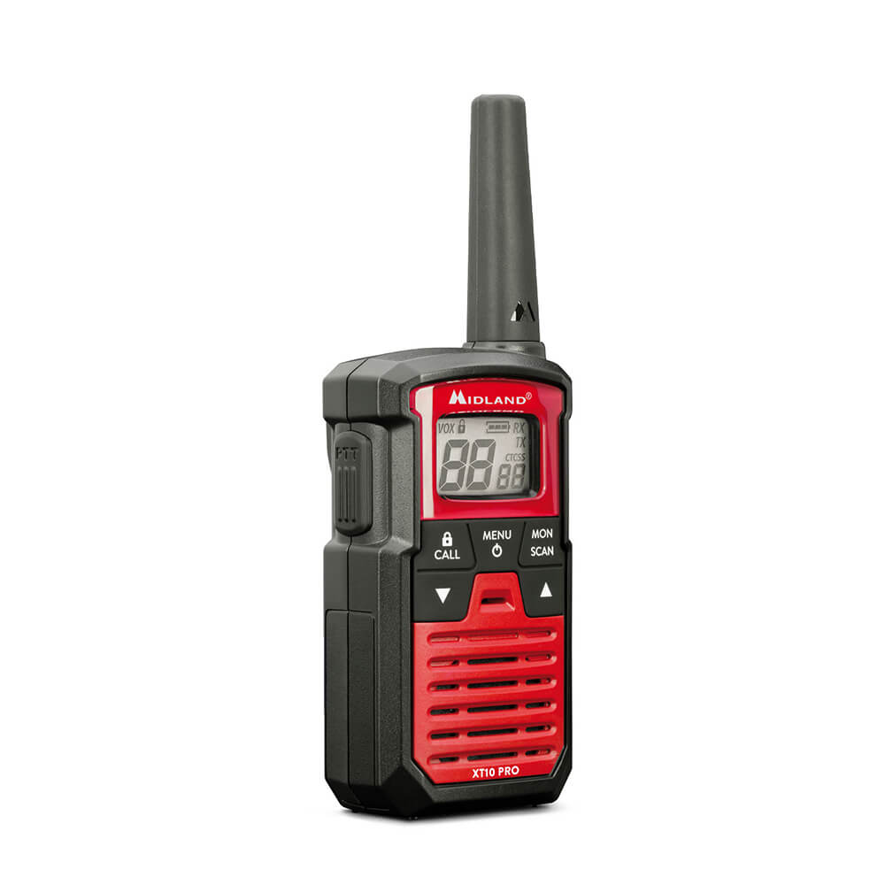 Walkie Talkie Midland XT10 Pro Svart/Röd