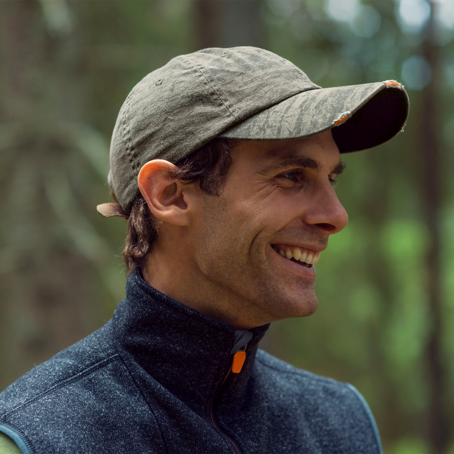 Keps Husqvarna Skogsmönstrad Kamouflage