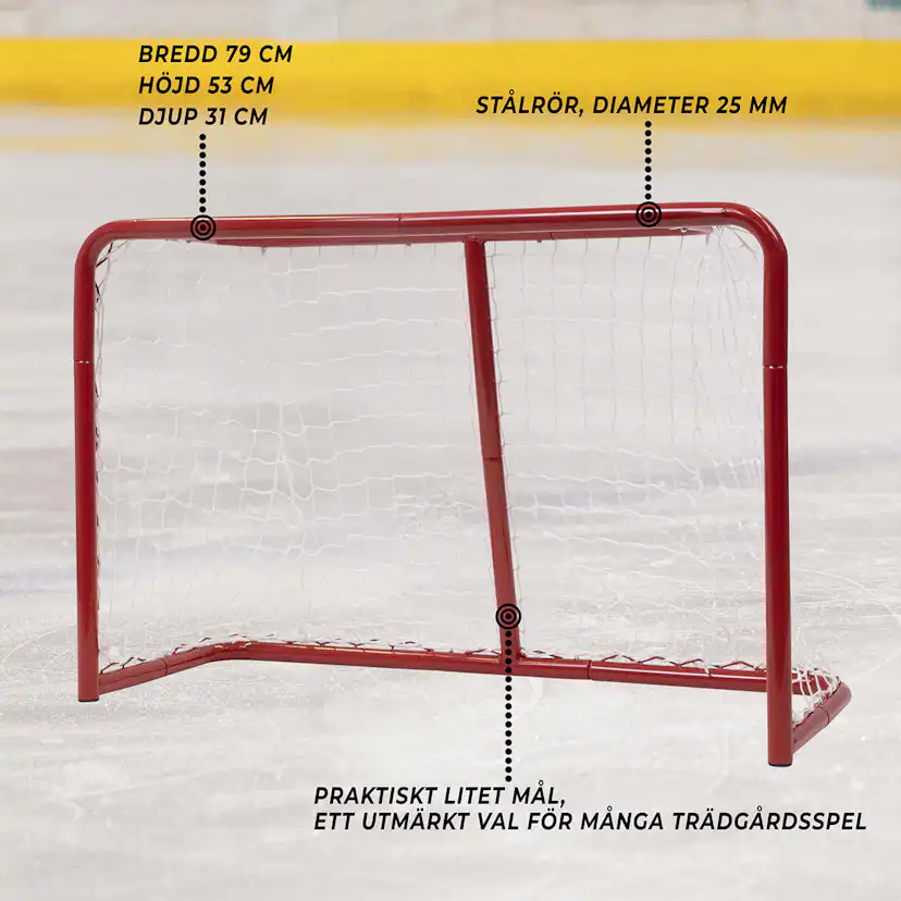 Utemål ProSport Junior Innebandyutrustning 2-pack Röd