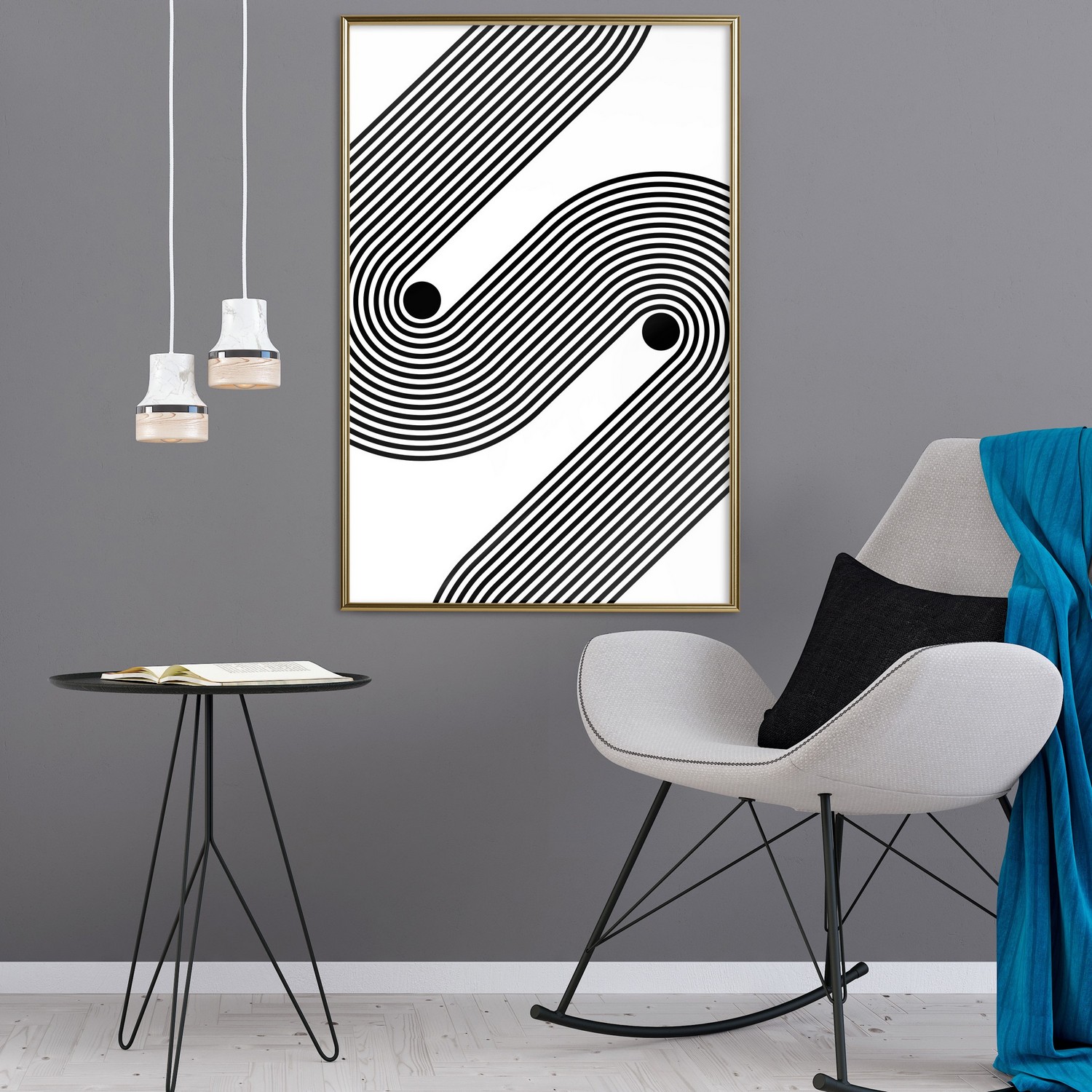 Poster Artgeist Affisch Monochrome Symphony