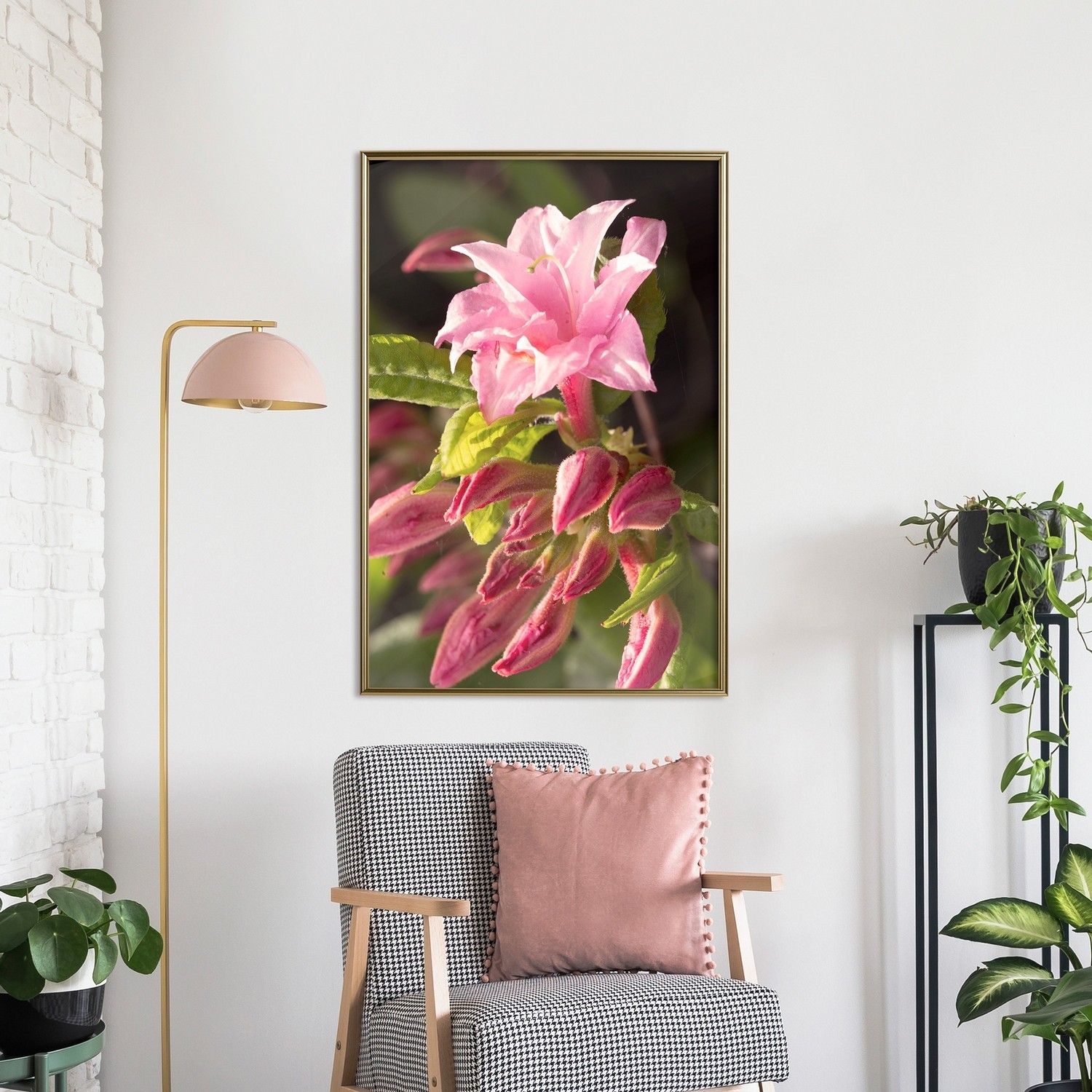 Poster Artgeist Affisch Natural Pink