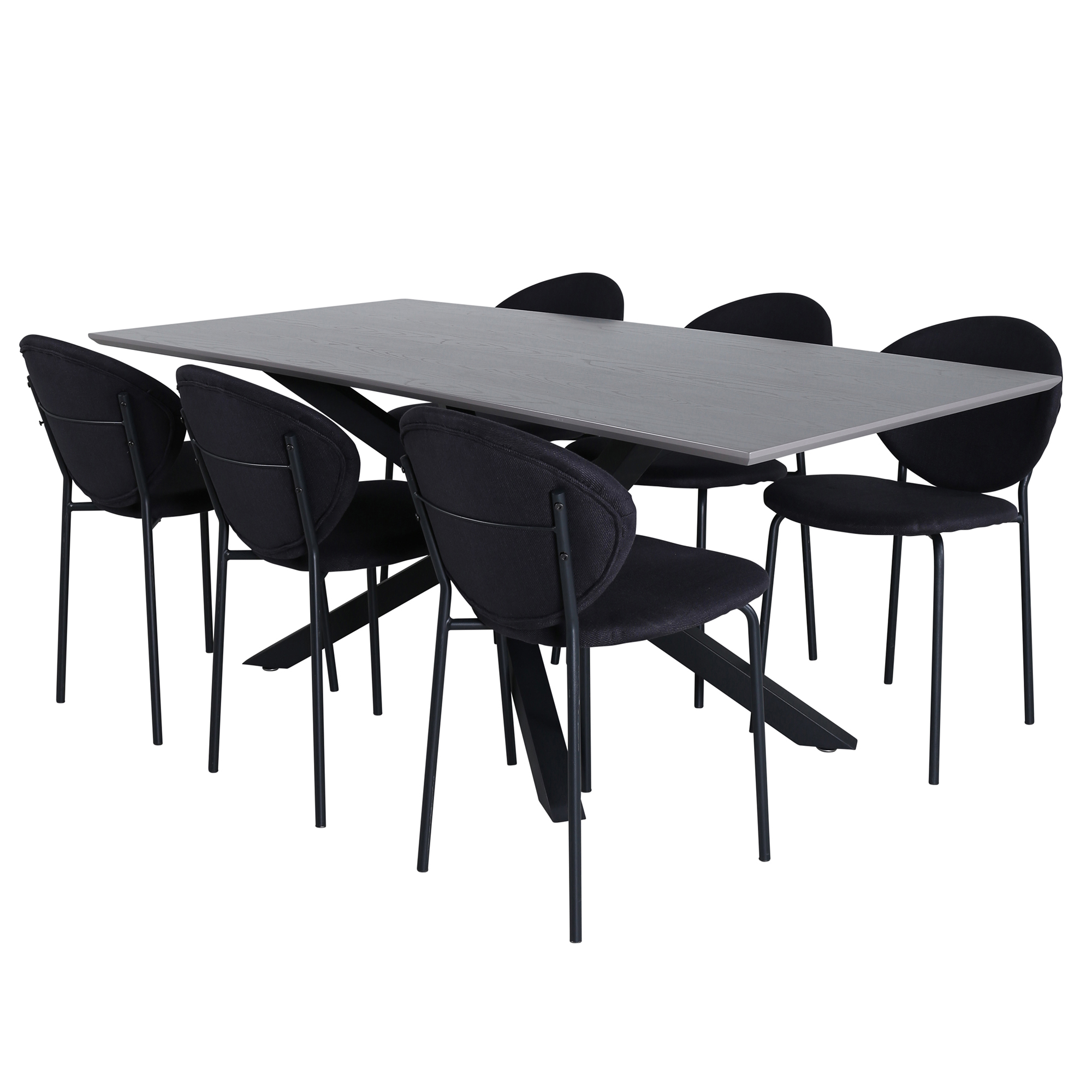 Matgrupp Venture Home Piata med 6 Valor Stolar