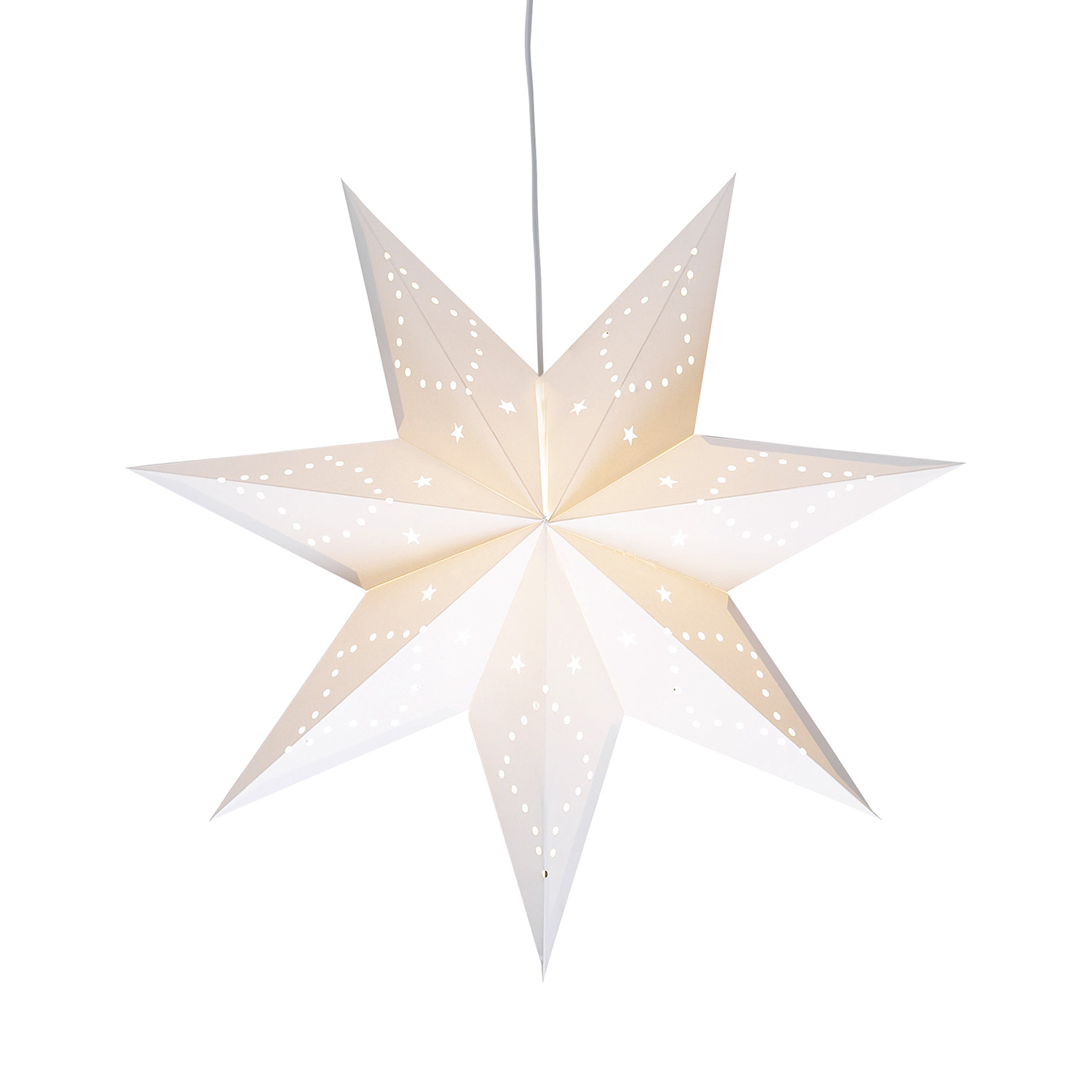 Adventsstjärna Markslöjd Saturnus 45 cm Hängande