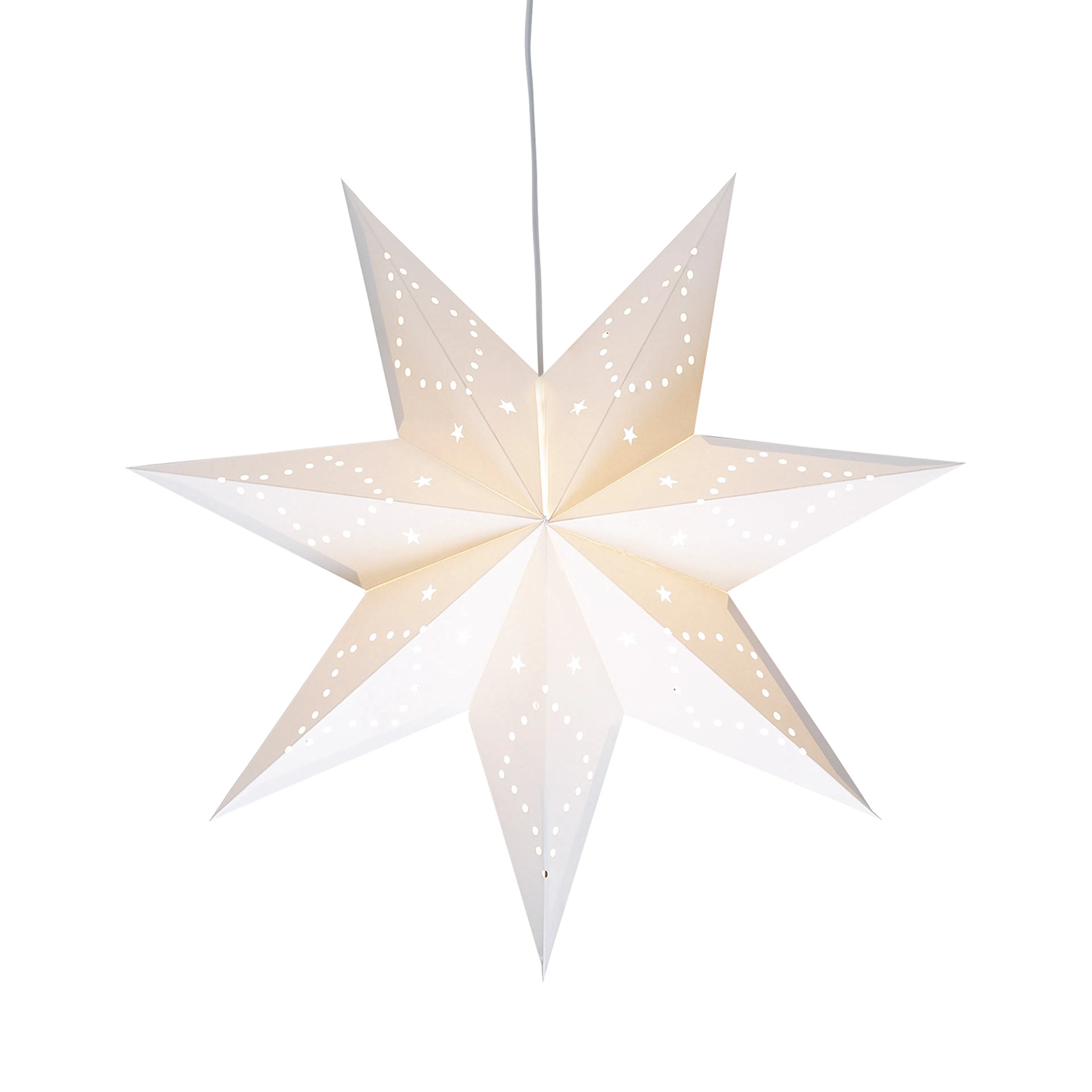 Adventsstjärna Markslöjd Saturnus 45 cm Hängande