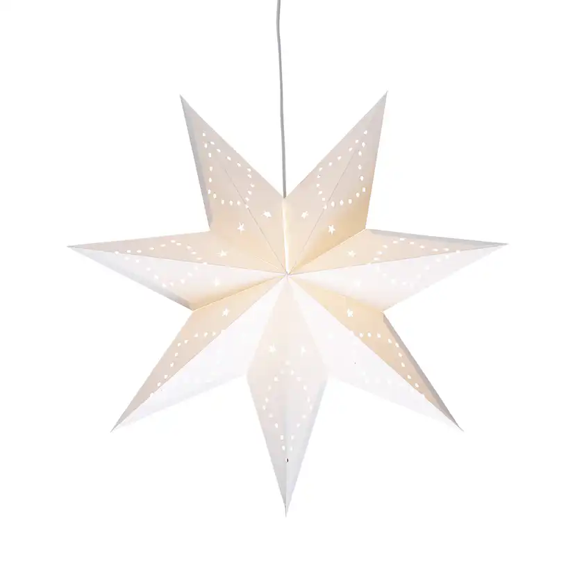 Adventsstjärna Markslöjd Saturnus 45 cm Hängande