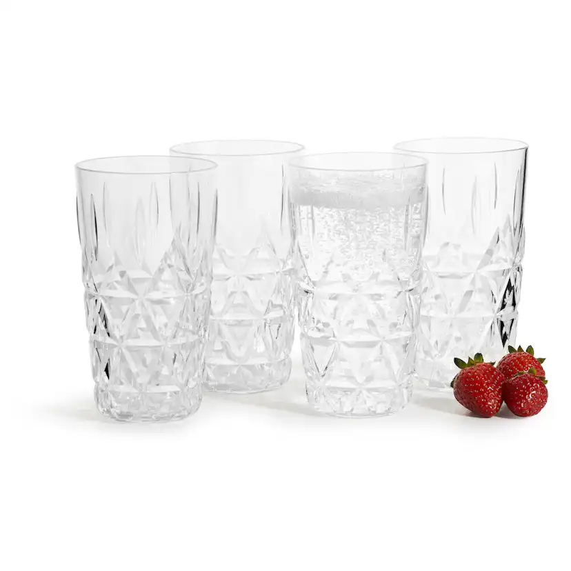 Dricksglas Sagaform Picknick Plast 4-Pack