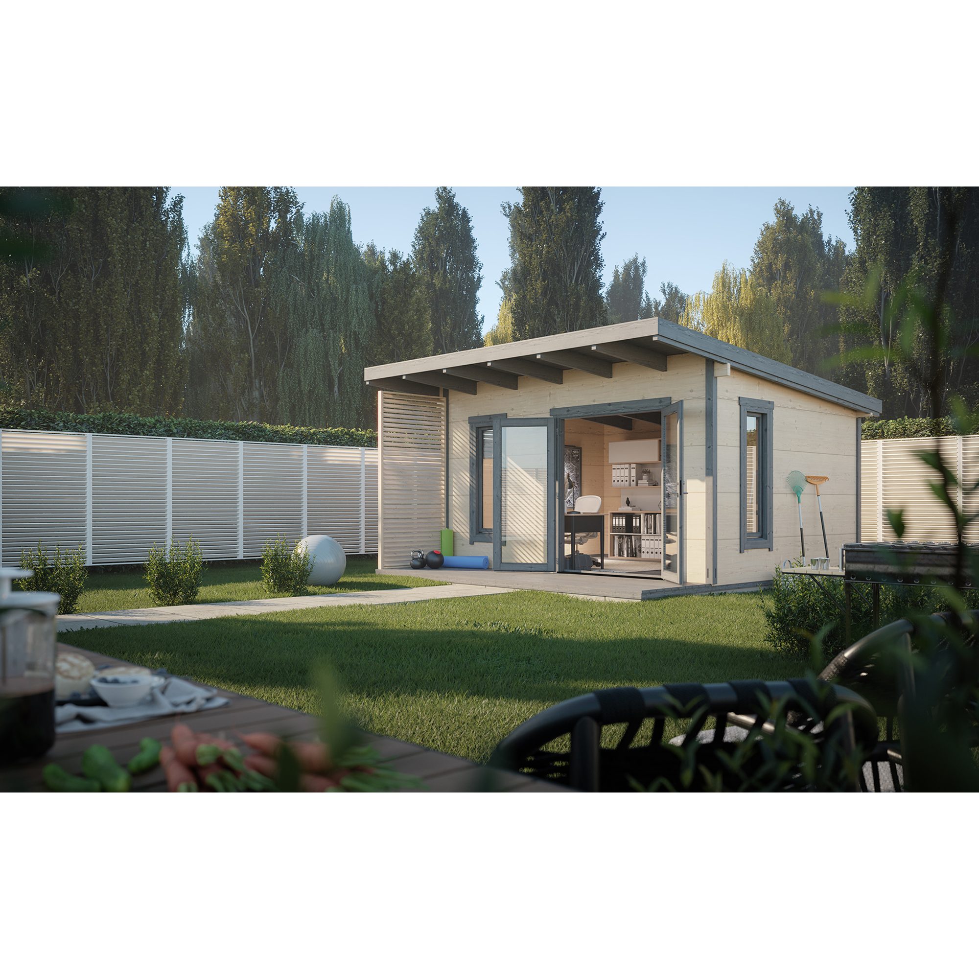 Trädgårdshus Palmako Grace 15,4 m2