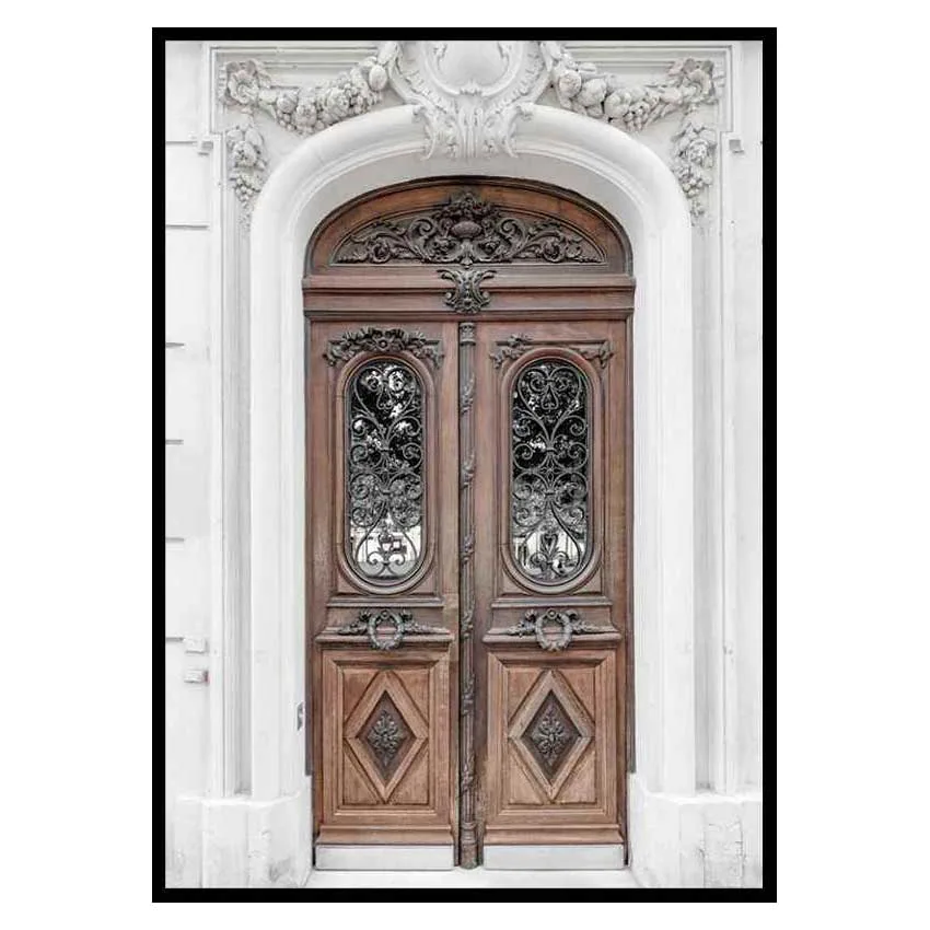 Poster Gallerix Brown Double Door