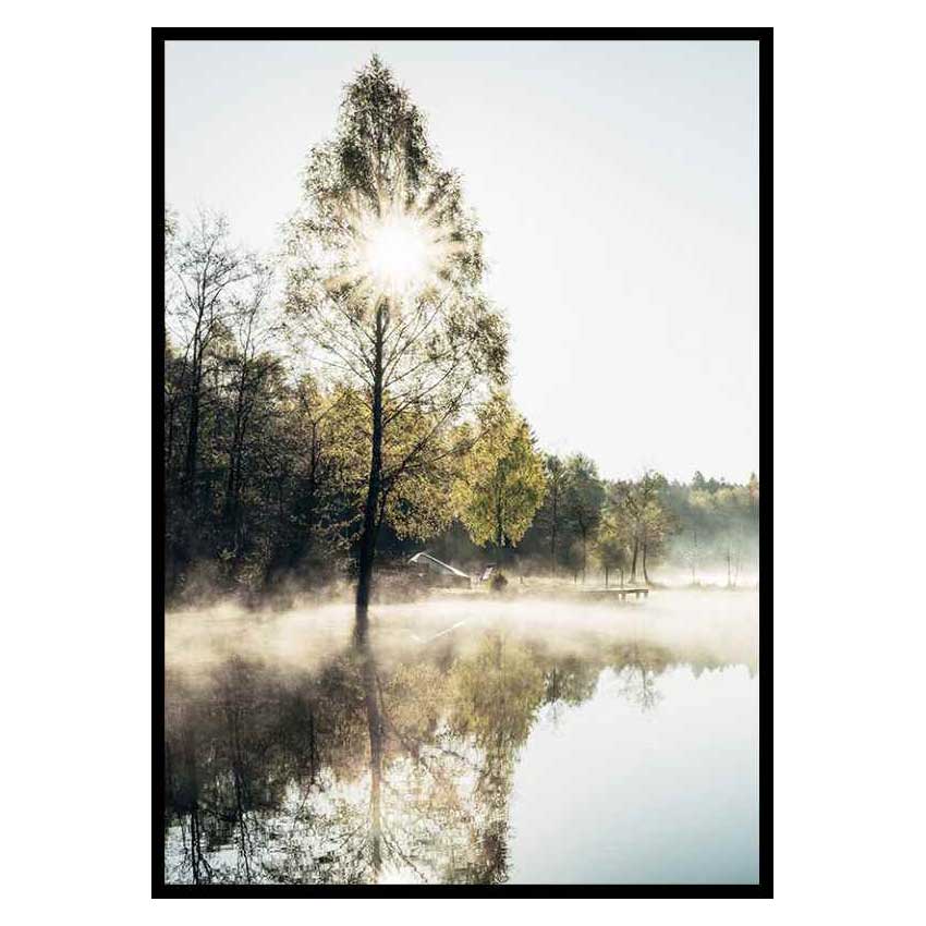 Poster Gallerix Lake At Sunrise