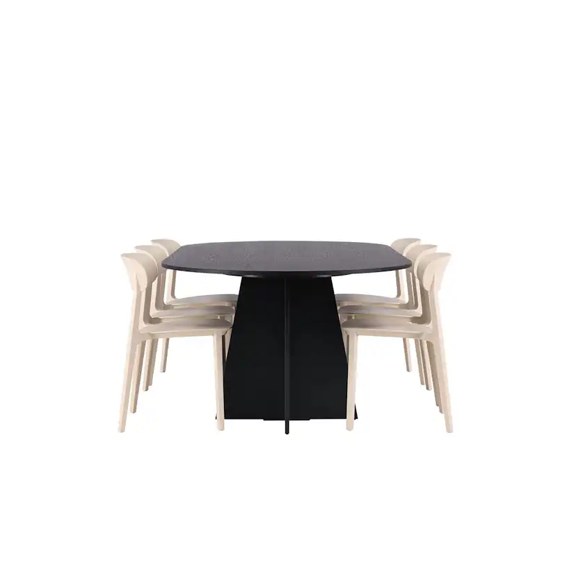 Matgrupp Venture Home Bootcut Oval med 6 st Åstol