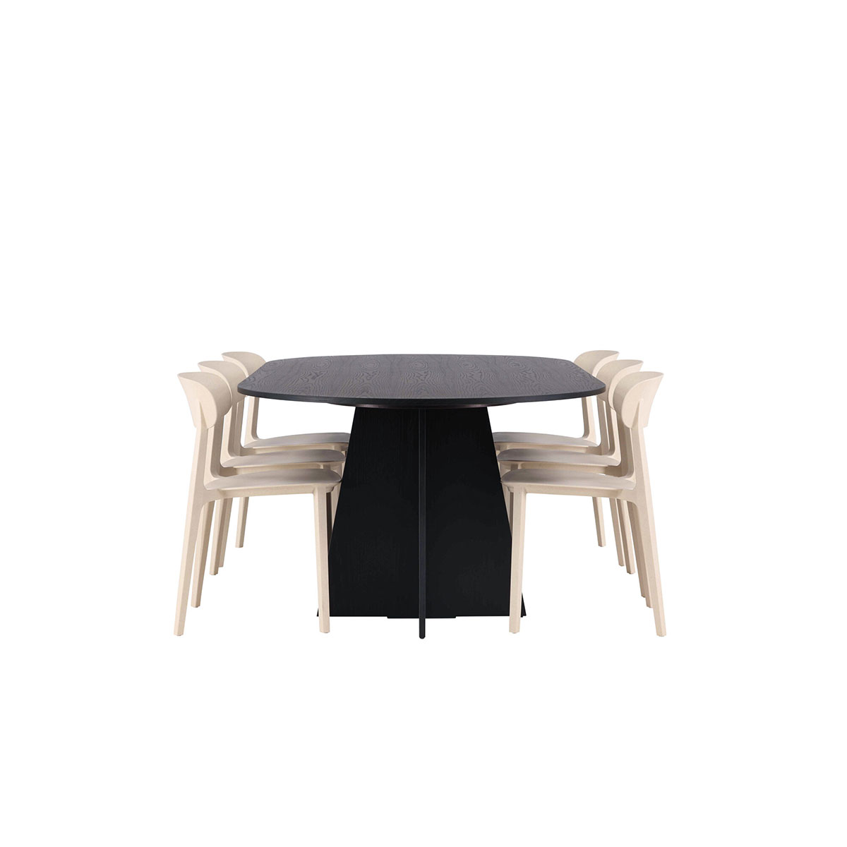 Matgrupp Venture Home Bootcut Oval med 6 st Åstol
